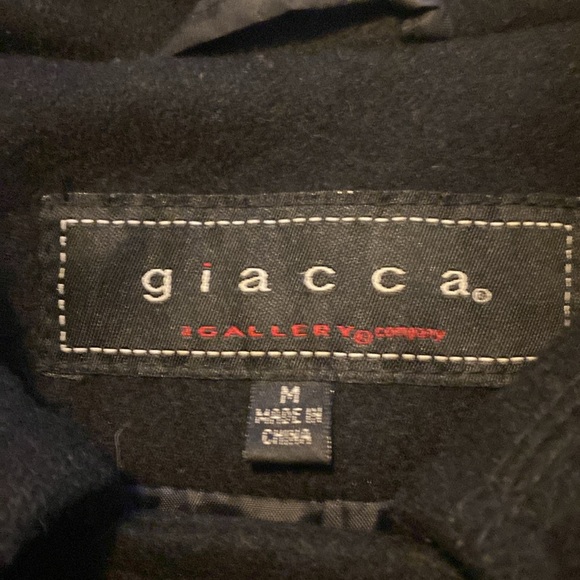 Giacca Black Pea Coat size Medium - Picture 4 of 6